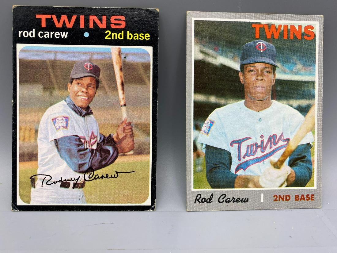 2 Different Rod Carew Baseball Hall of Fame - 70T #290, (1 of 2)