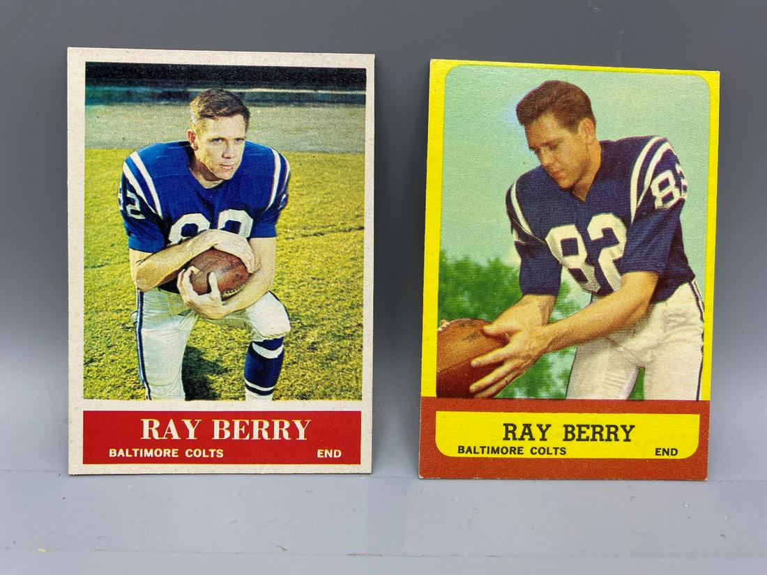2 Different Ray Berry Cards Hall of Fame - 64 (1 of 2)