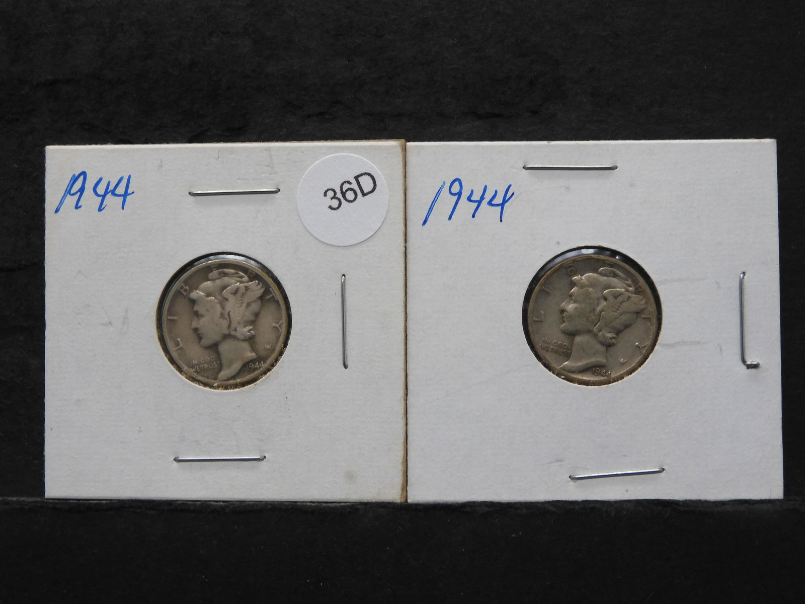 2-1944 Mercury Dimes (1 of 3)