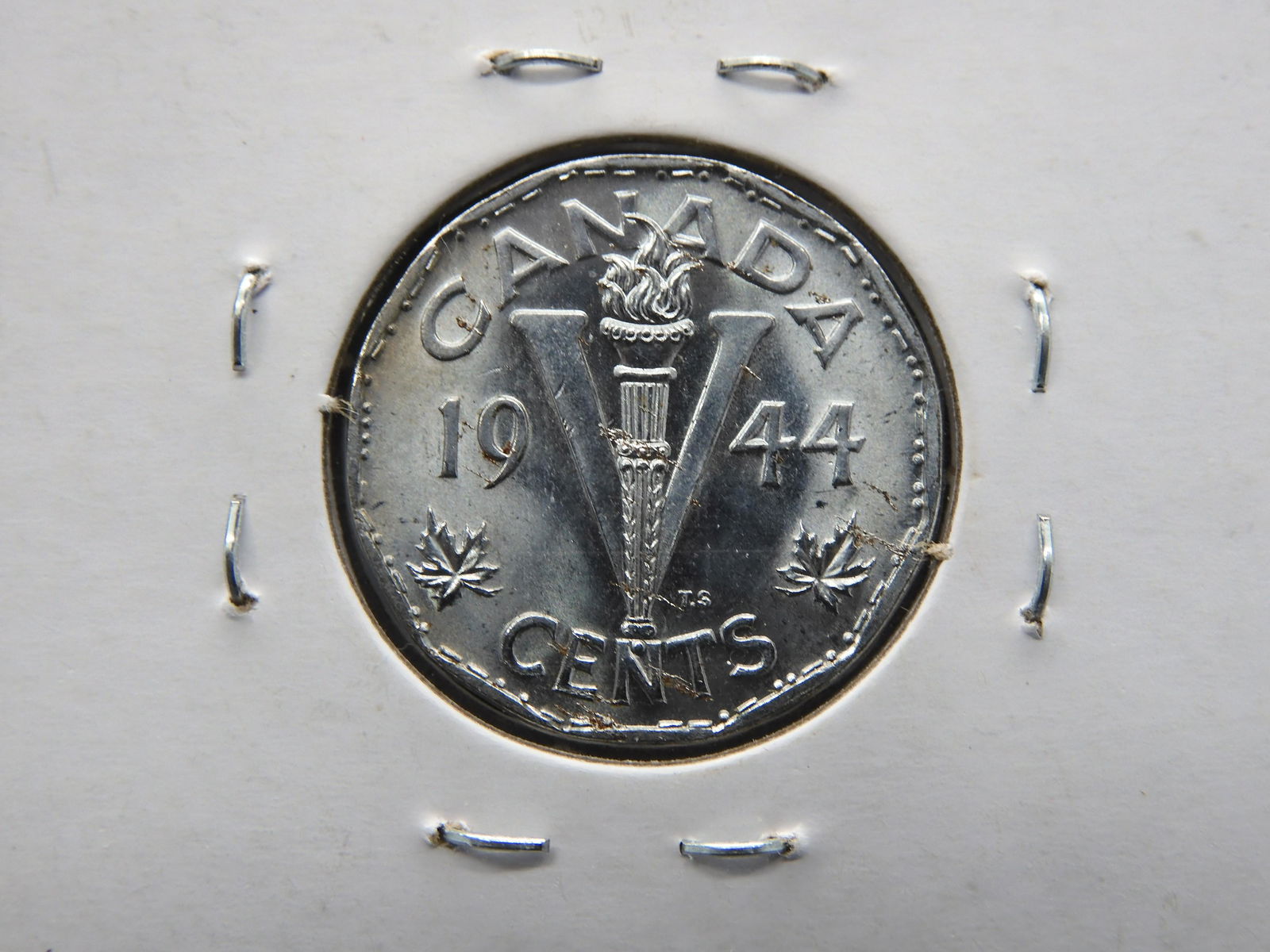 1944 CANADA V NICKEL (GEM-BU) 5 CENTS. WWII ERA! (1 of 3)