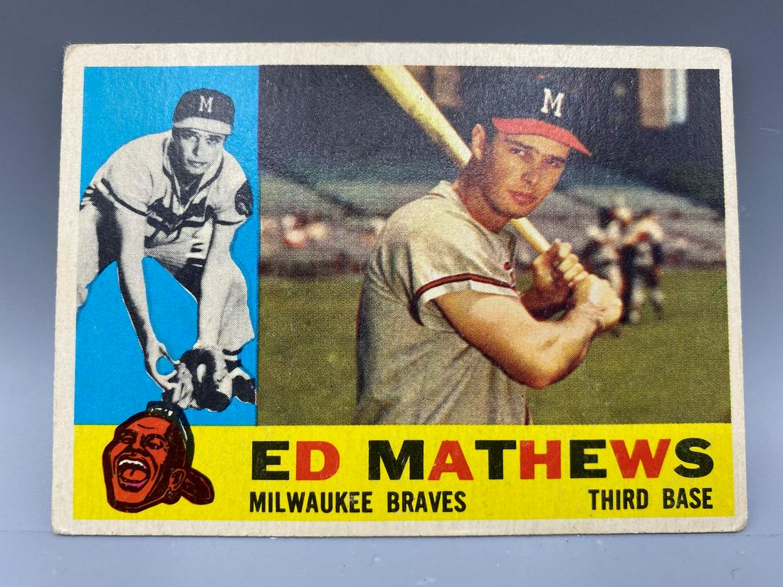 1960 Topps Eddie Mathews #420 (1 of 2)