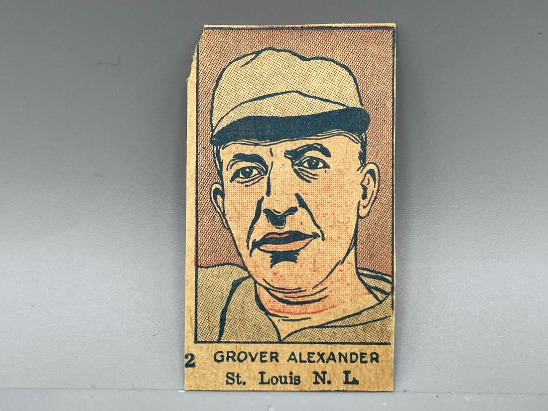 1926 W512 Strip Card Grover Alexander #2 (1 of 2)