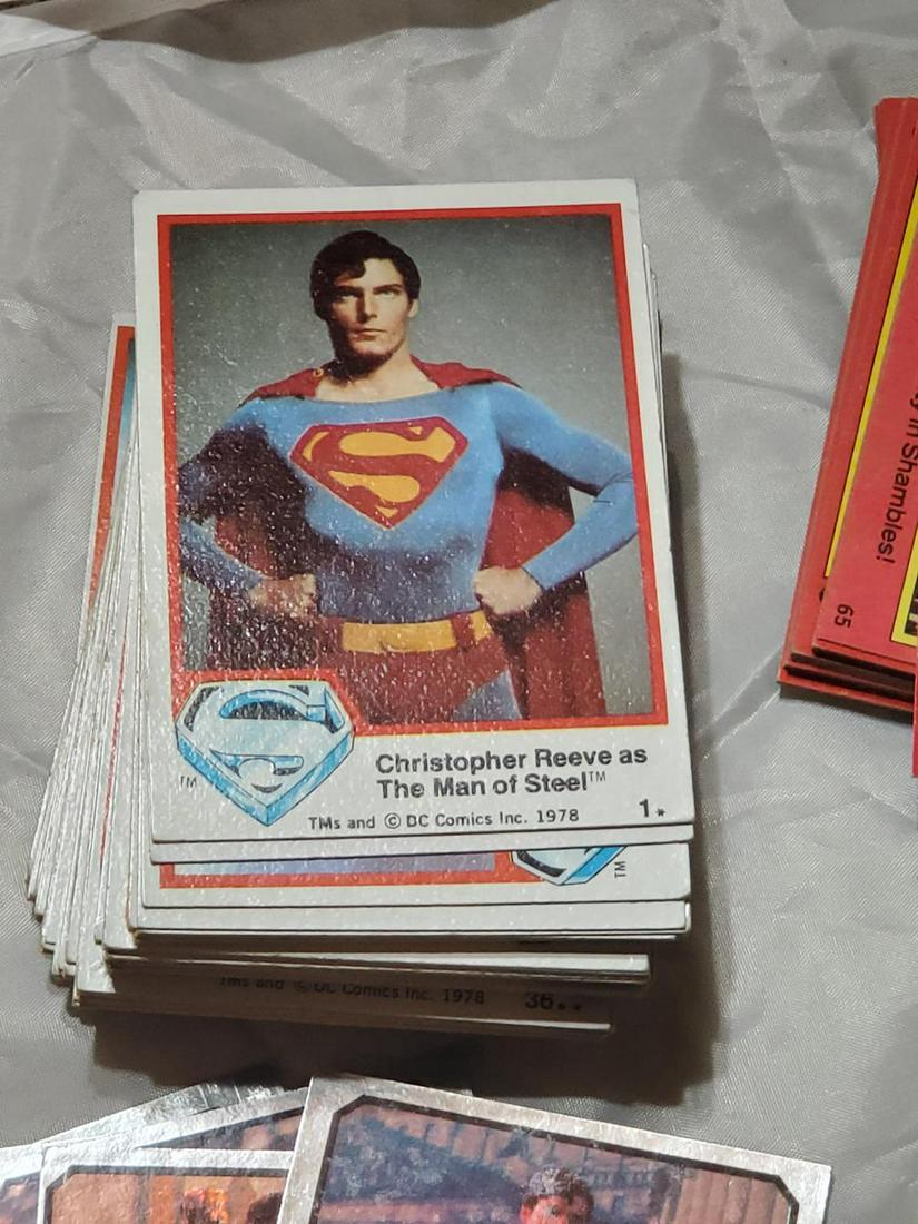 1978 Topps Superman Series I Set and 1980 Topps (1 of 4)