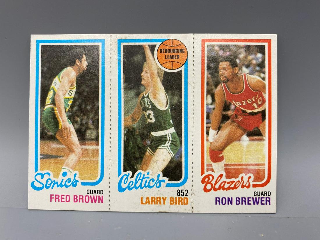 1980-81 Topps Larry Bird Rookie #31 - With Brown (1 of 3)
