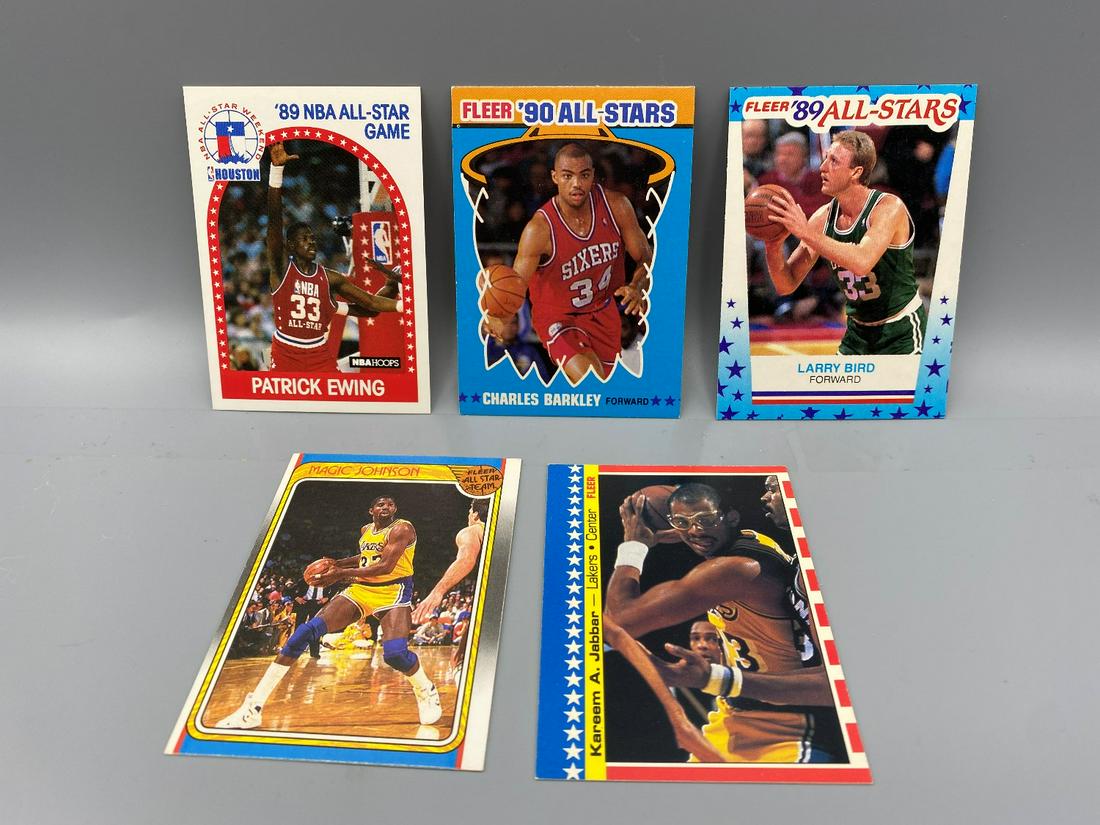 1987-1990 Basketball Lot - 1987 Fleer Sticker Kareem (1 of 2)
