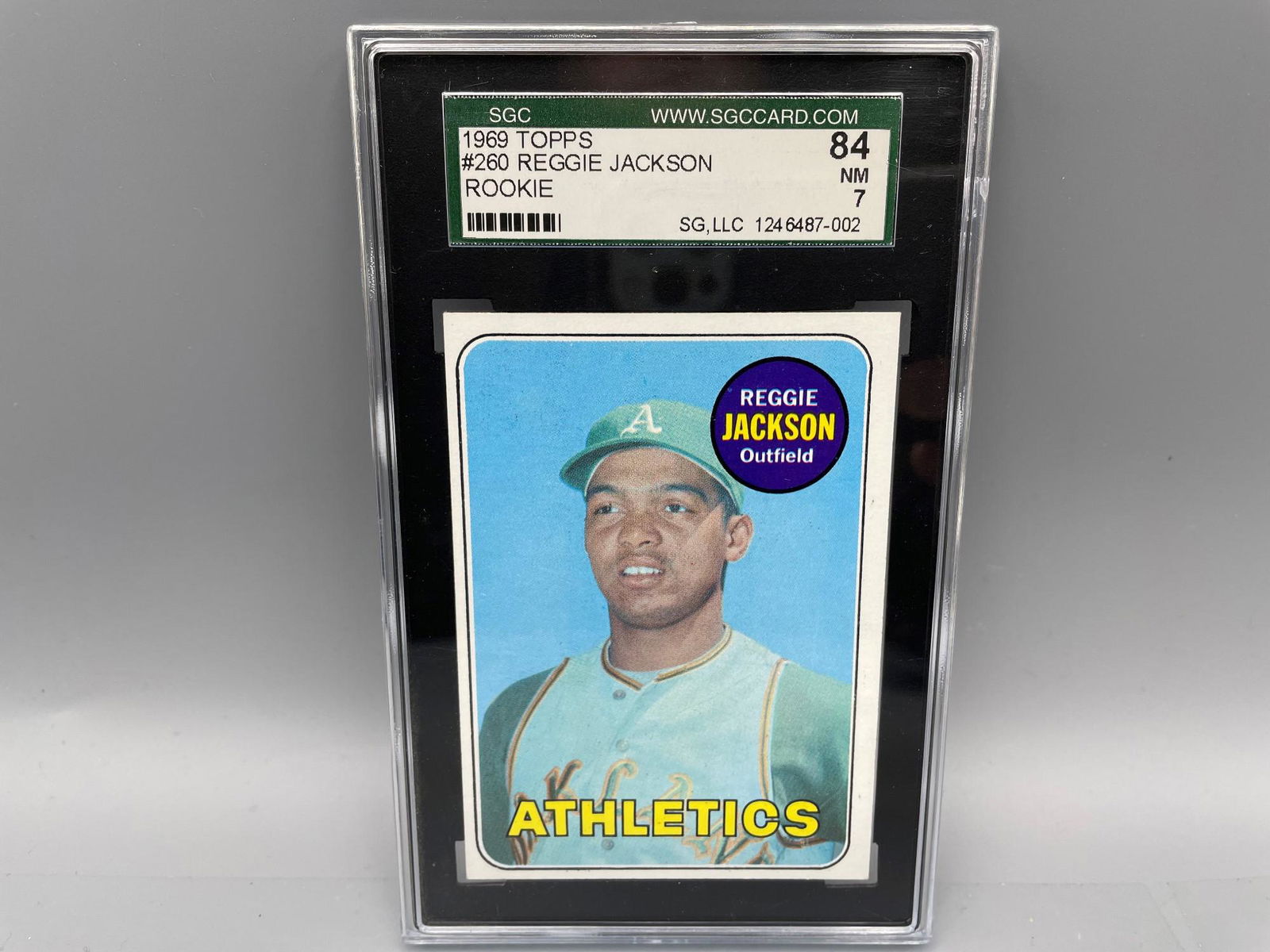 1969 Topps Reggie Jackson RC #260 SGC 7 (1 of 2)