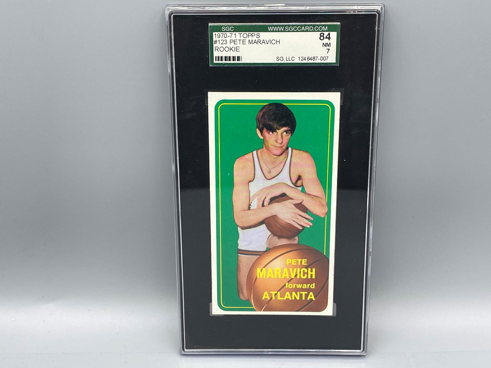 1970-71 Topps Pete Maravich RC #123 SGC 7 (1 of 2)
