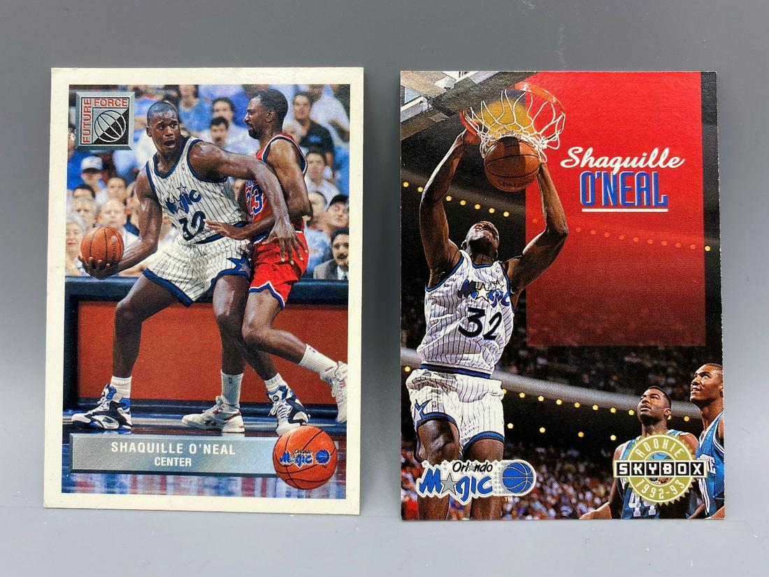1992-93 Shaquille O' Neal Rookie Lot of 2 - Upper Deck (1 of 2)