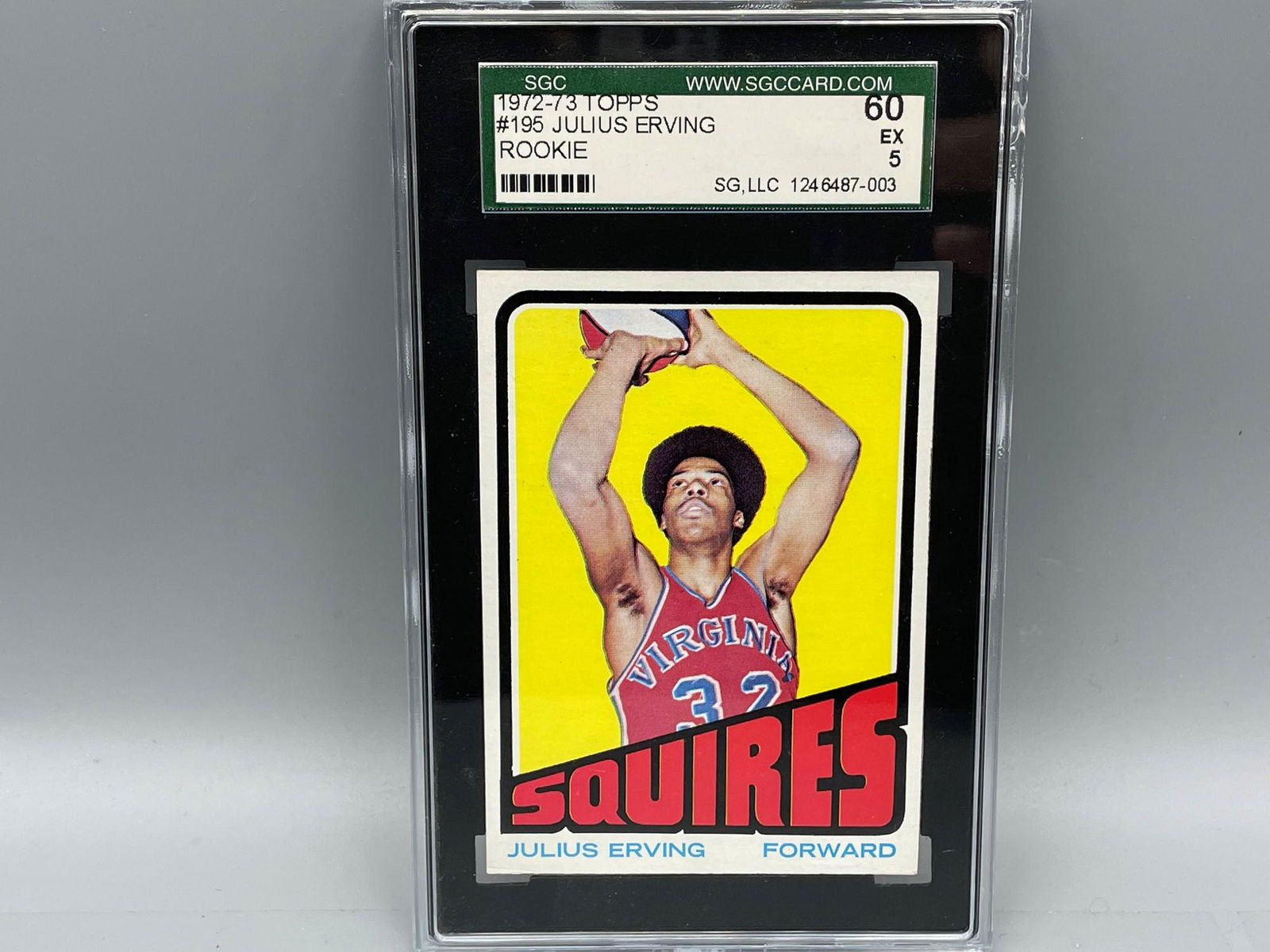 1972-73 Topps Julius Erving RC #195 SGC 5 (1 of 3)