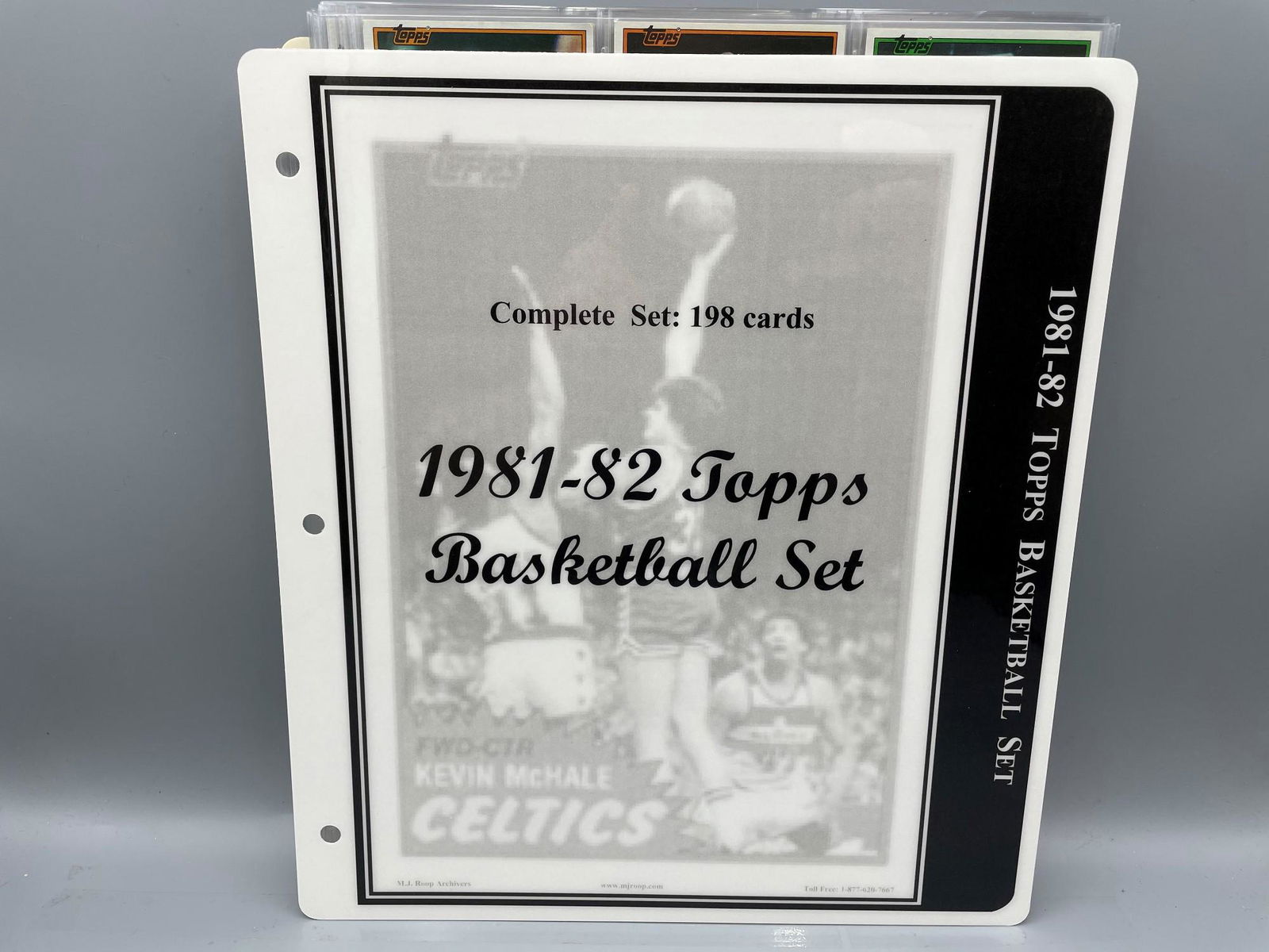 1981-82 Topps Basketball Complete Set with MJ Roop (1 of 12)