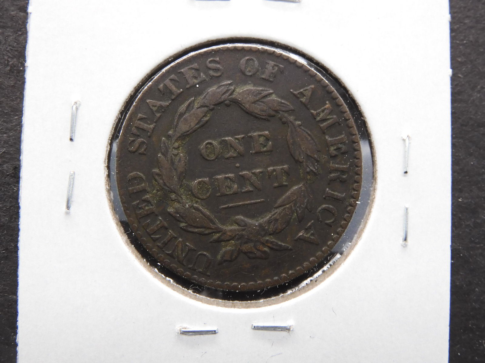 1829 Large Cent. VF+. (1 of 3)