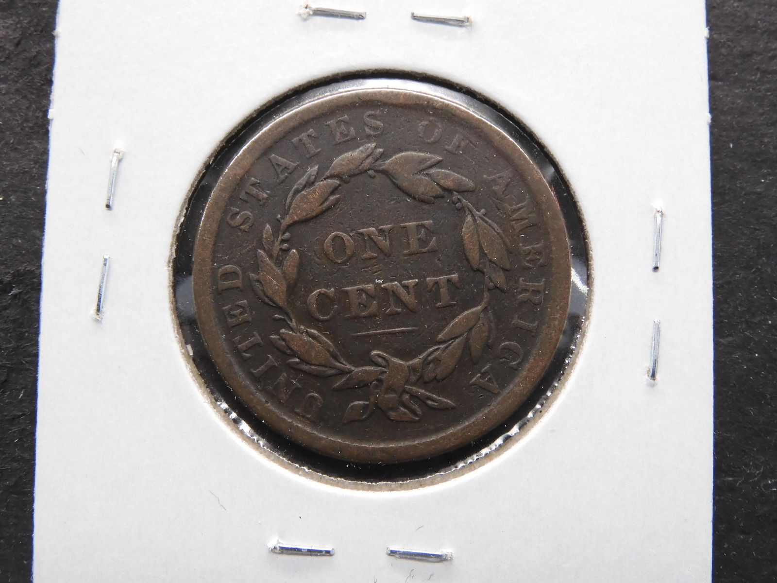 1839 Large Cent. Fine. (1 of 3)