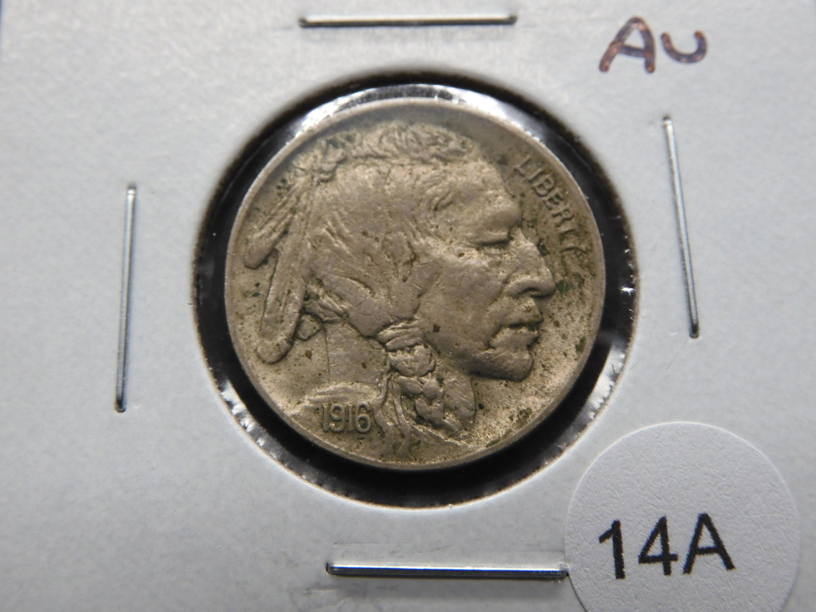 1916 Buffalo 5c. AU. (1 of 3)