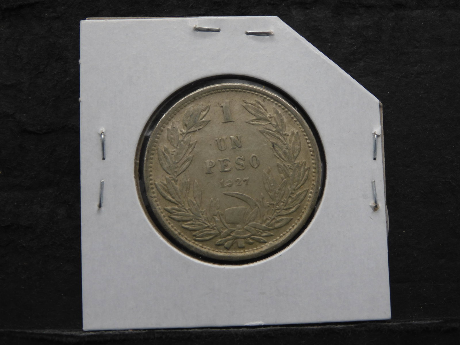 1927 Chile Peso.: 1927 Chile Peso.