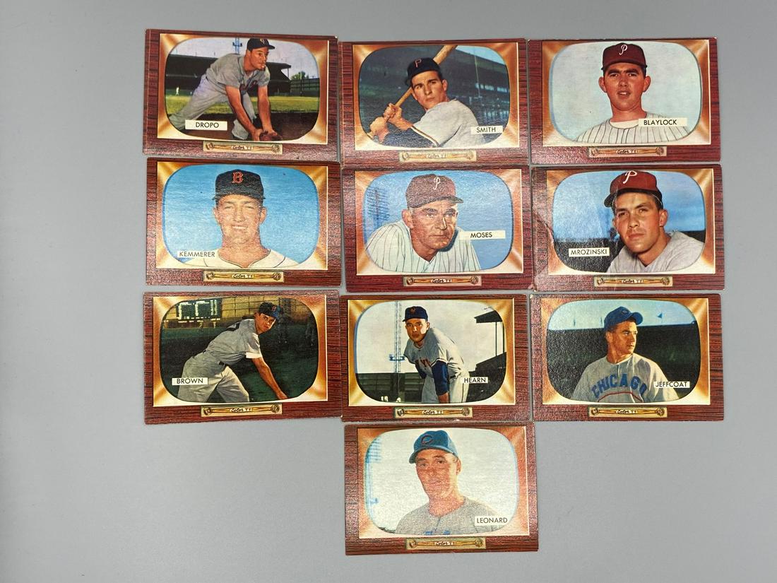(19) 1955 Bowman Baseball Cards - Most Mid grade and (1 of 2)