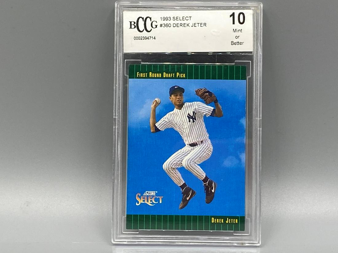 1993 Select Derek Jeter Rookie #360 BCCG 10 (1 of 2)