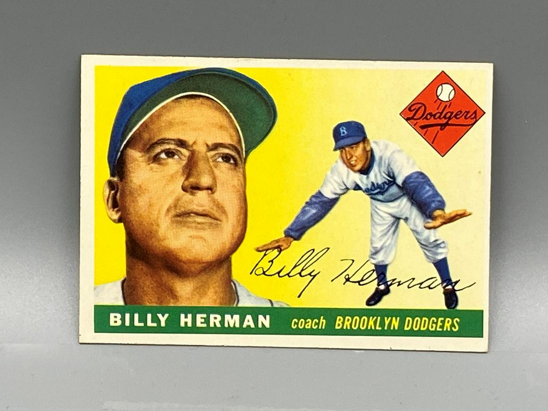 1955 Topps Billy Herman #19 HOF (1 of 2)