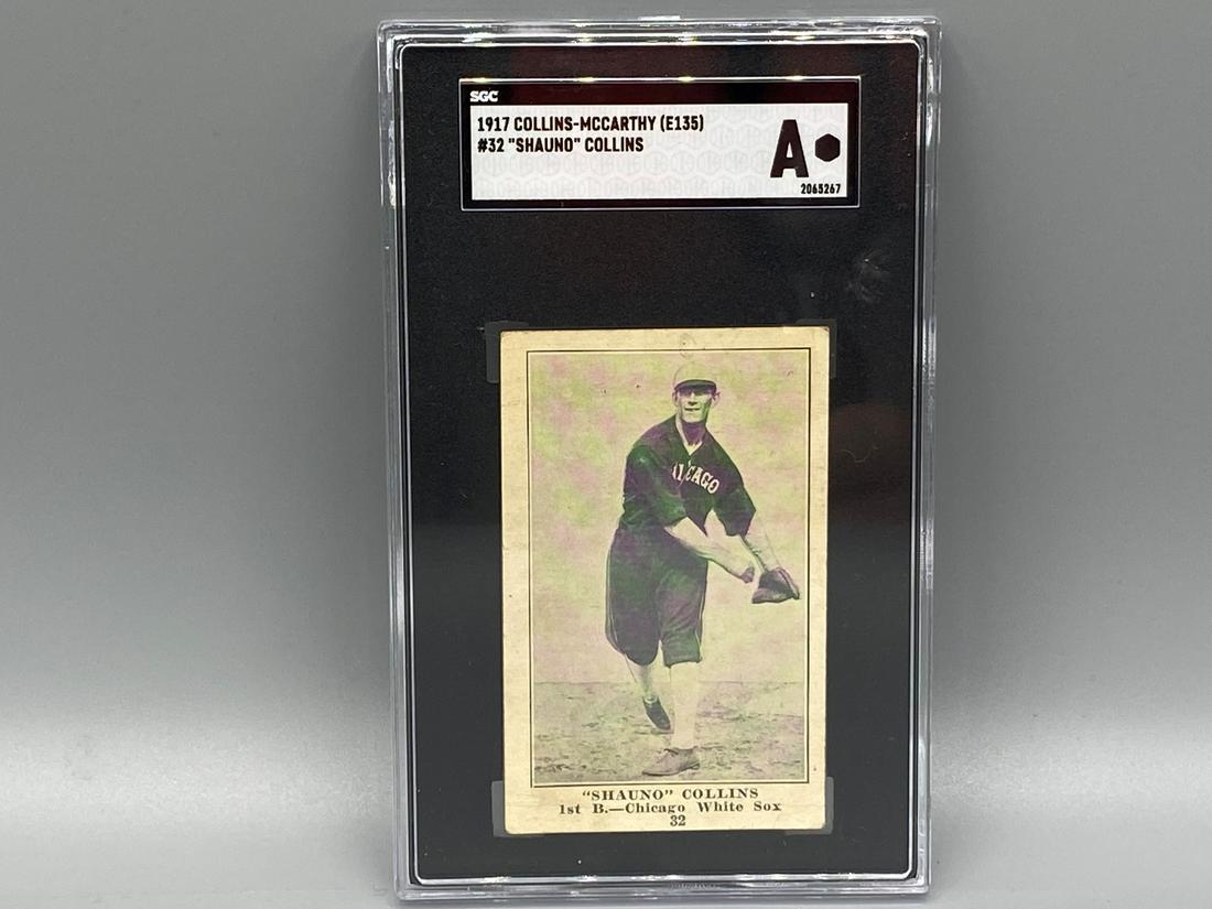 1917 Collins McCarthy Shauno Collins #32 SGC Authentic: 1917 Collins McCarthy Shauno Collins #32 SGC Authentic - Rare Issue