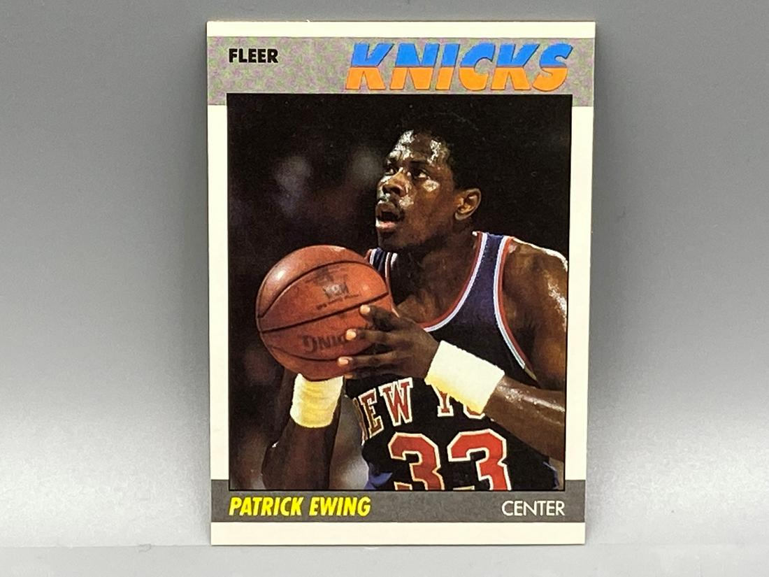 1987 Fleer Patrick Ewing #37 HOF (1 of 2)