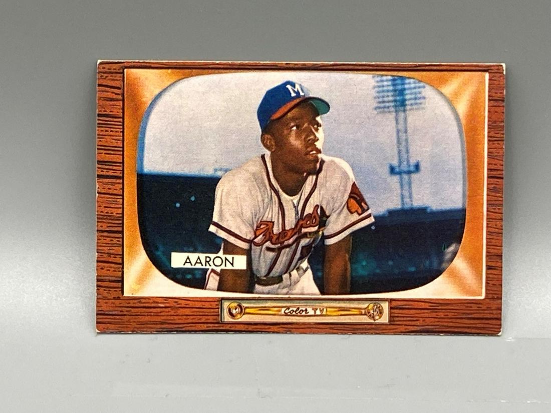 1955 Bowman Hank Aaron #179 HOF (1 of 2)
