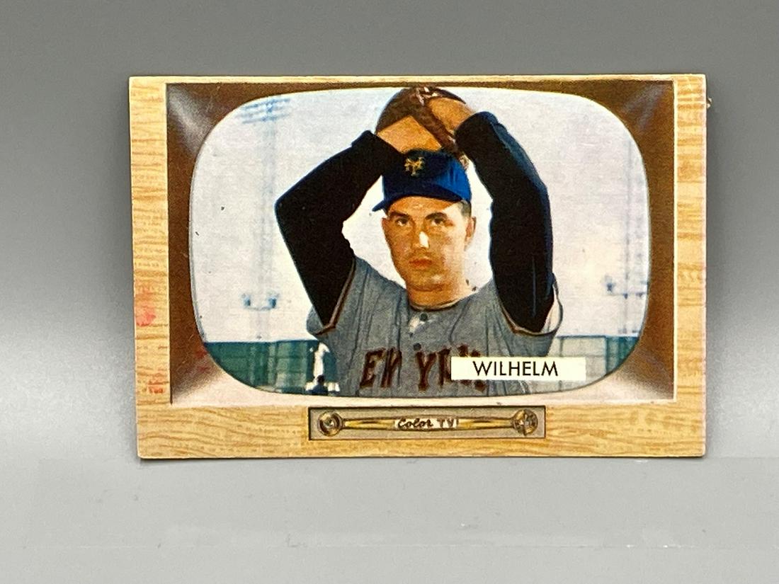 1955 Bowman Hoyt Wilhelm #1 HOF (1 of 3)