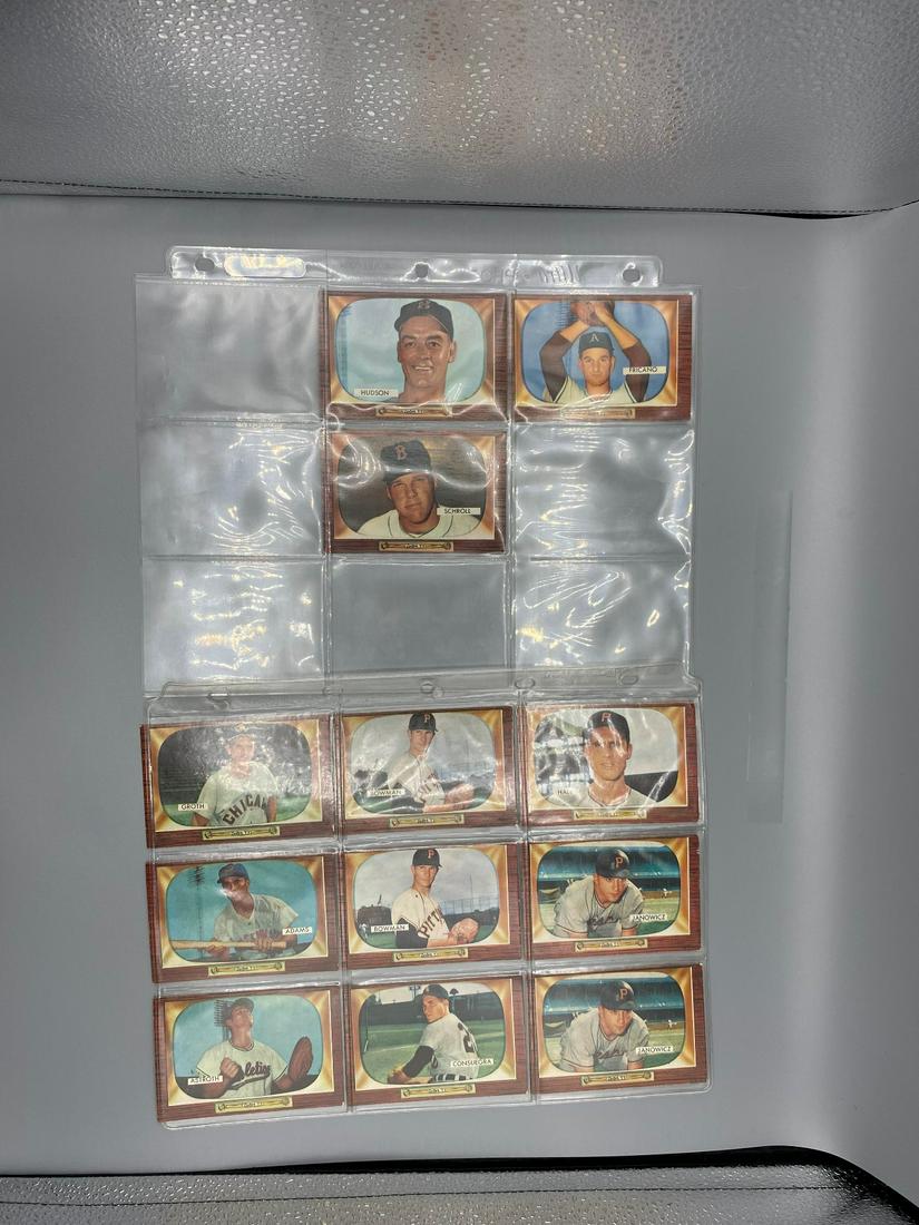 (81) 1955 Bowman Baseball Cards - Most Mid Grade Some (1 of 6)