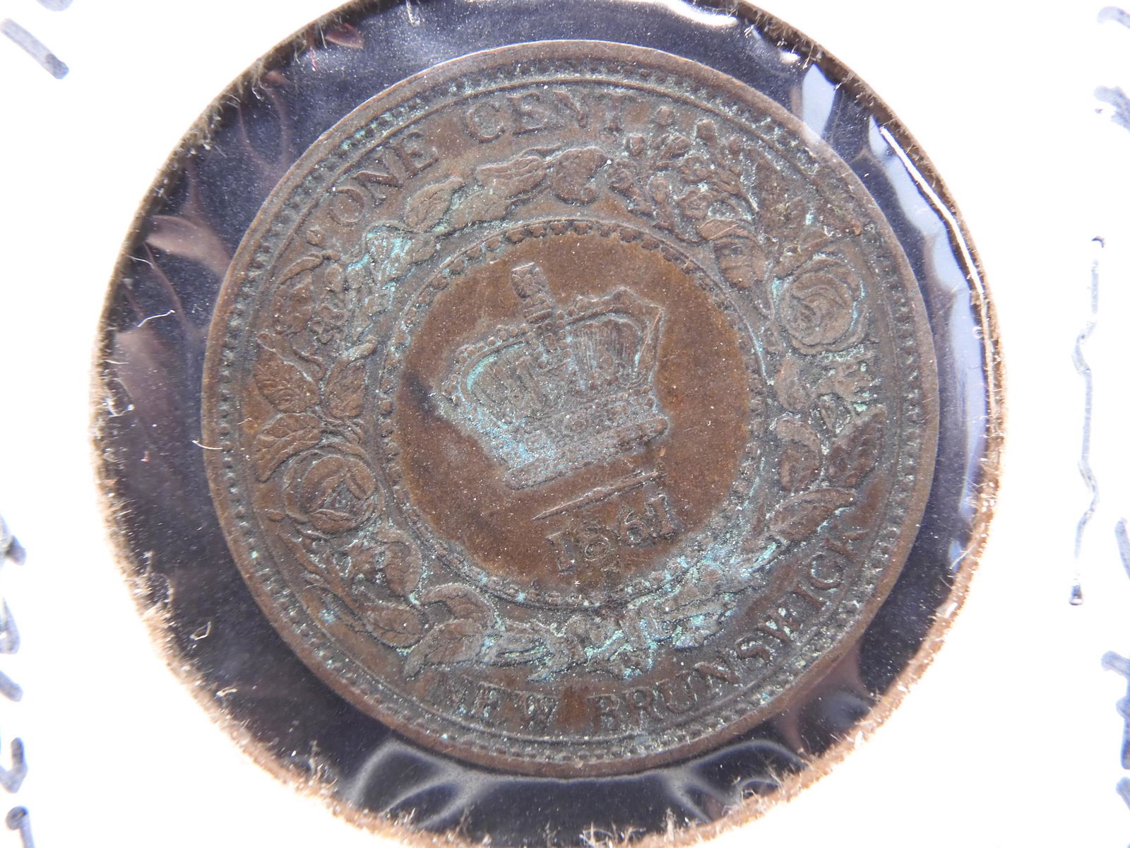 1861- 1 Cent From New Brunswick (1 of 3)