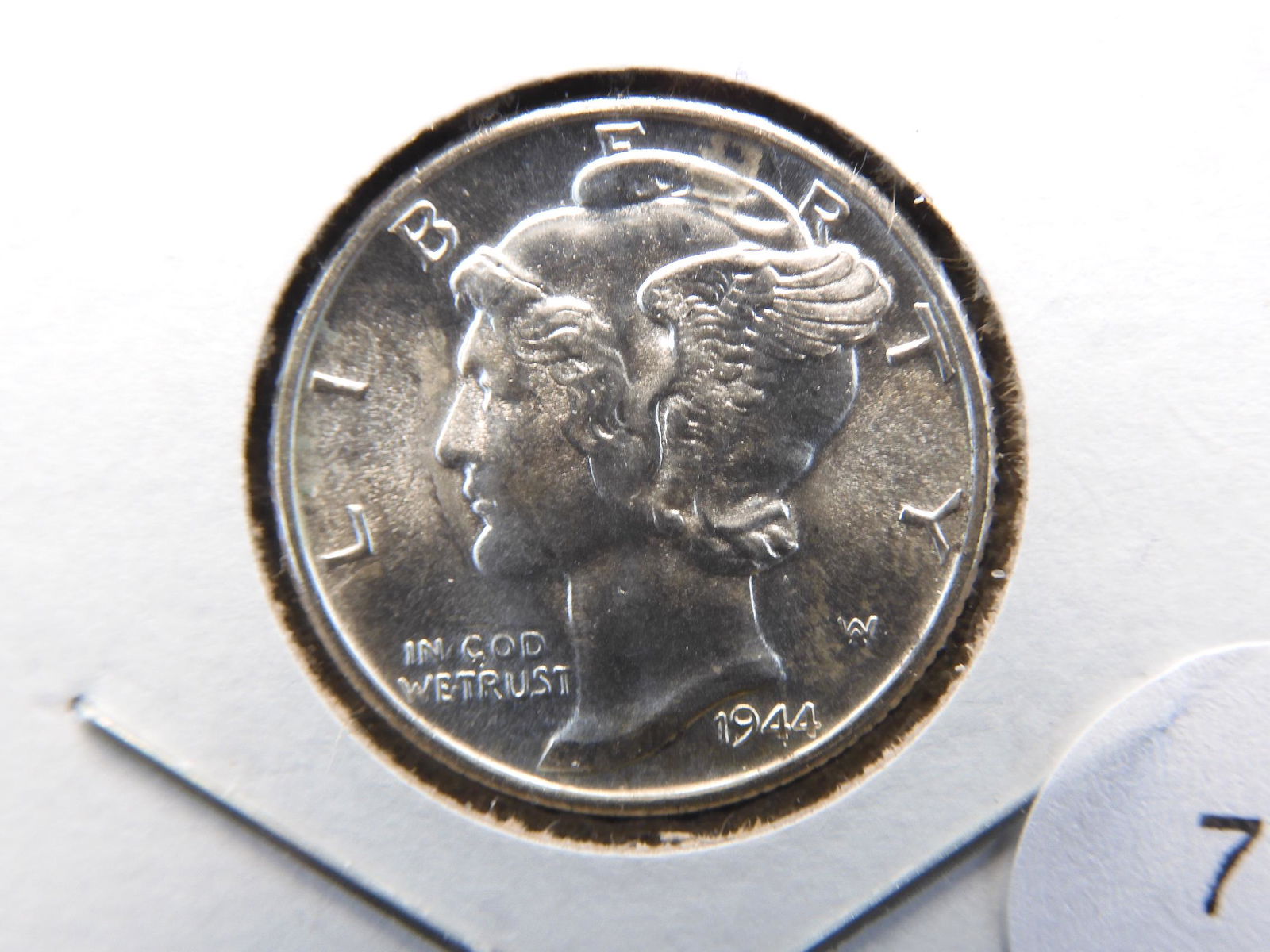 1944-S Mercury Dime. Choice BU with Full Split Bands. (1 of 3)