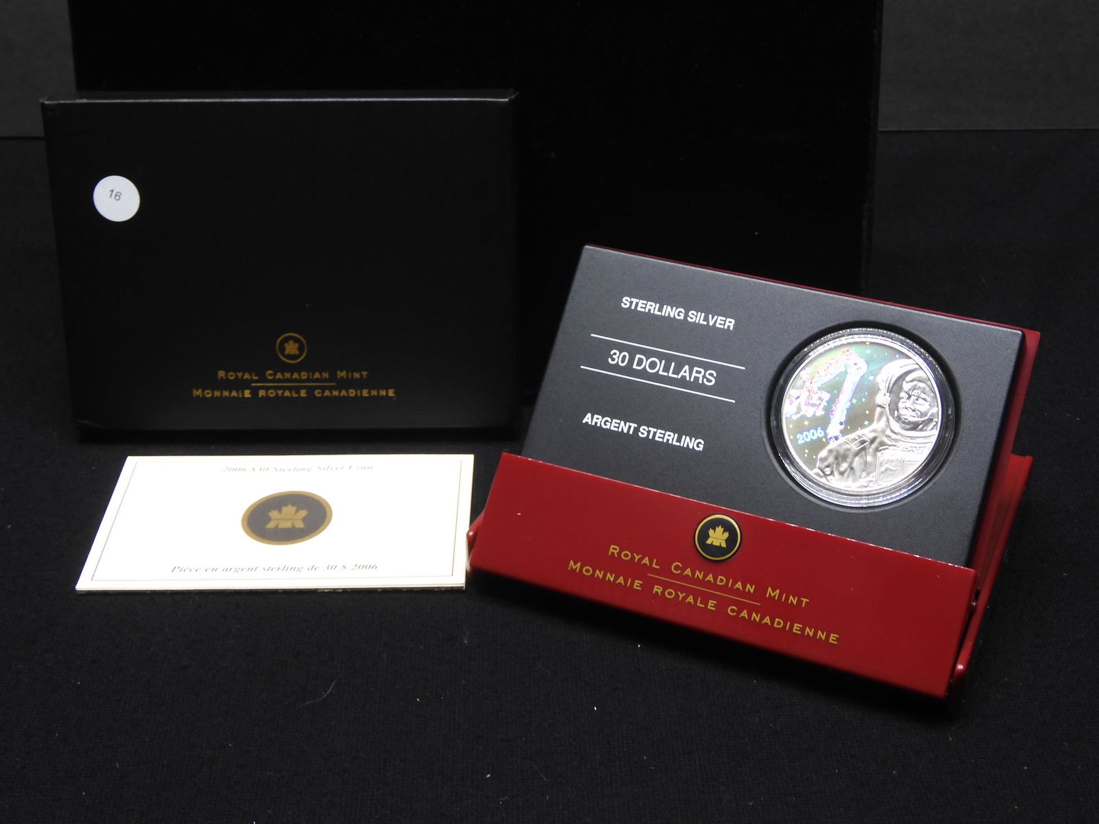 2006 Canada First Space Walk sterling silver hologram (1 of 5)