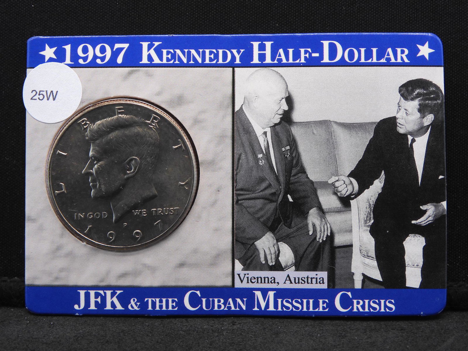 1997 Kennedy Half Dollar - JFK and the Cuban Missile: 1997 Kennedy Half Dollar - JFK and the Cuban Missile Crisis