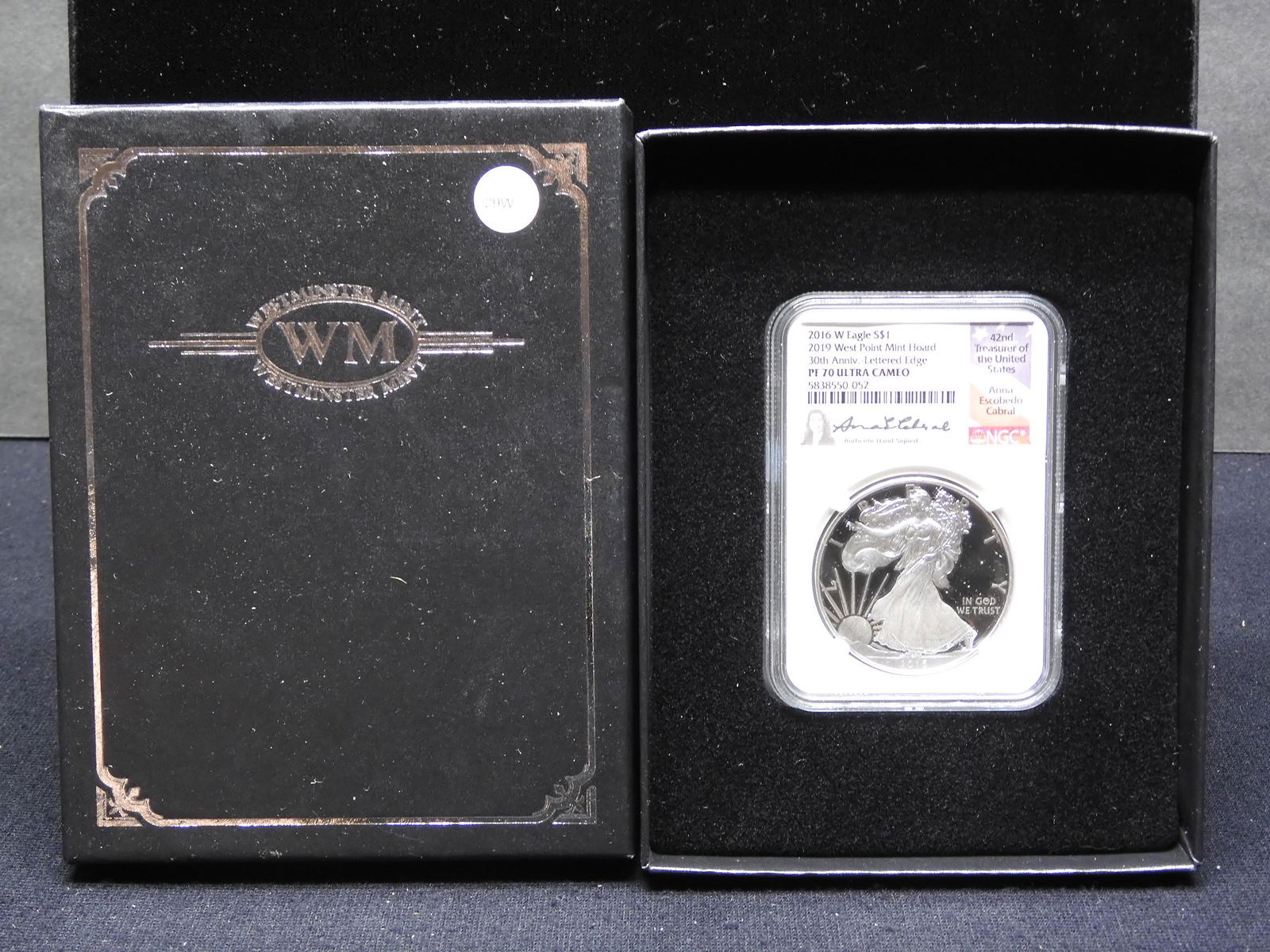 2016 W. Eagle 2019 West Point Mint Hoard -- 30th (1 of 5)