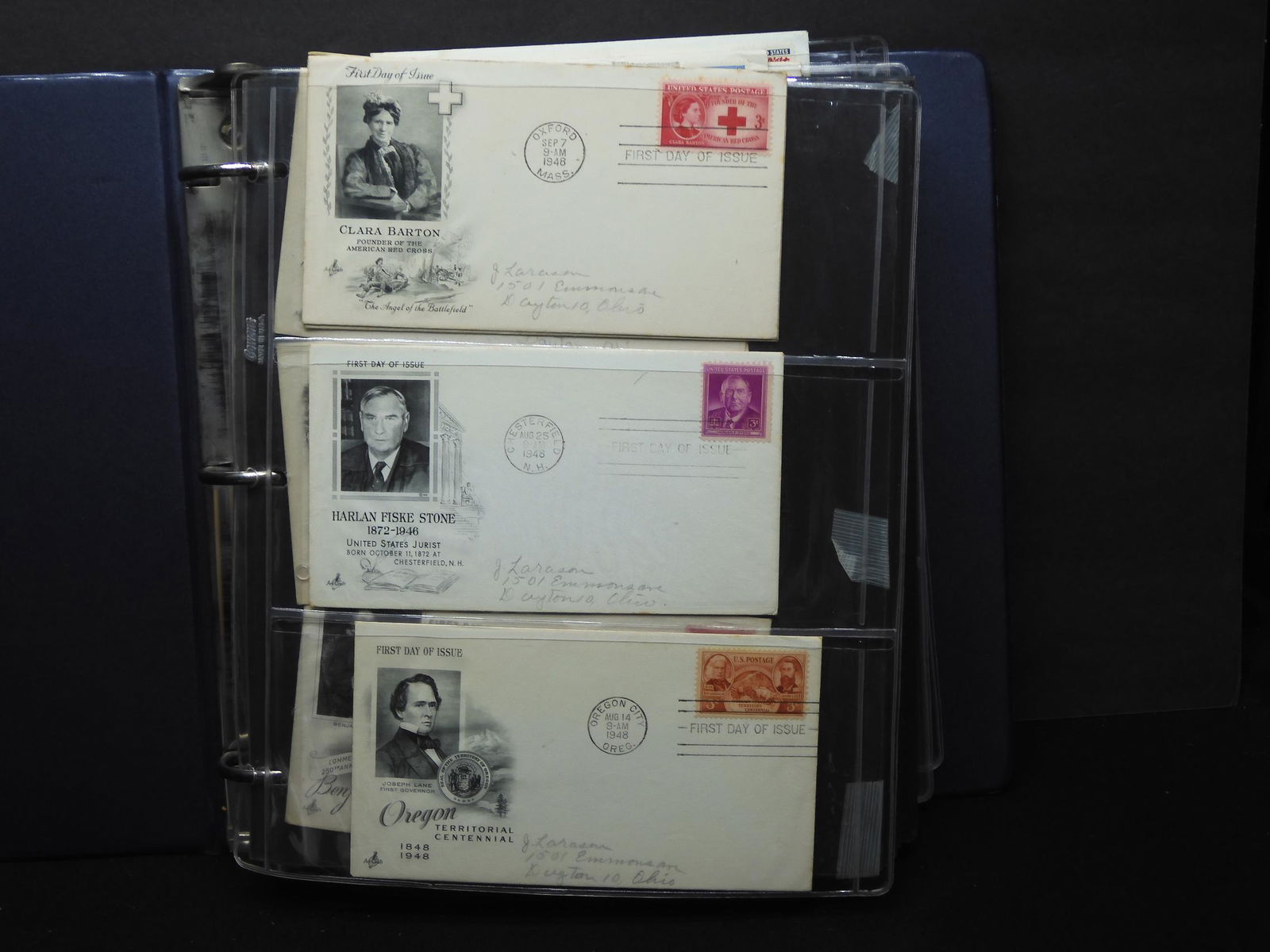 First Day of Issues - Dated Back to 1948 Postal (1 of 7)