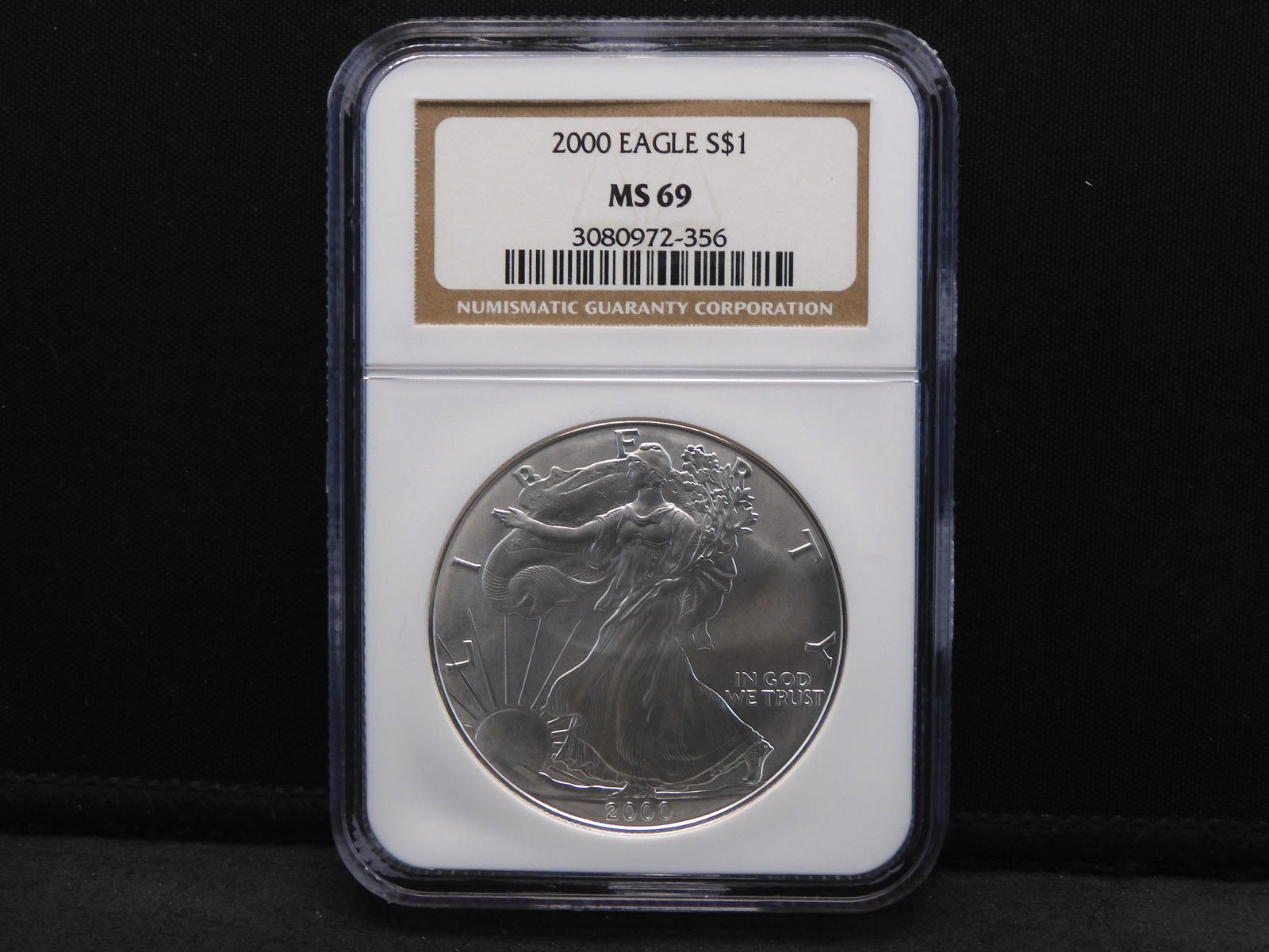2000 NGC MS69 American Silver Eagle (1 of 4)