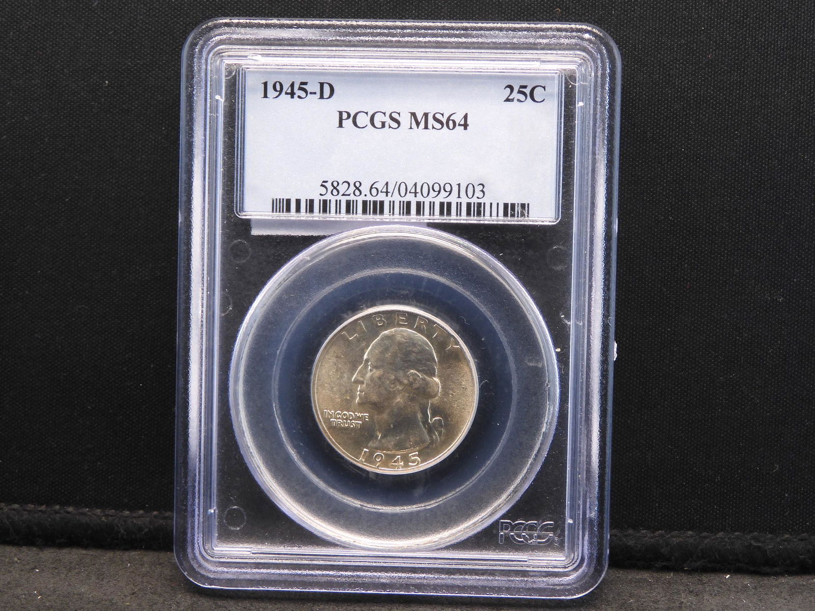 1945-D PCGS MS64 Washington Silver Quarter (1 of 4)