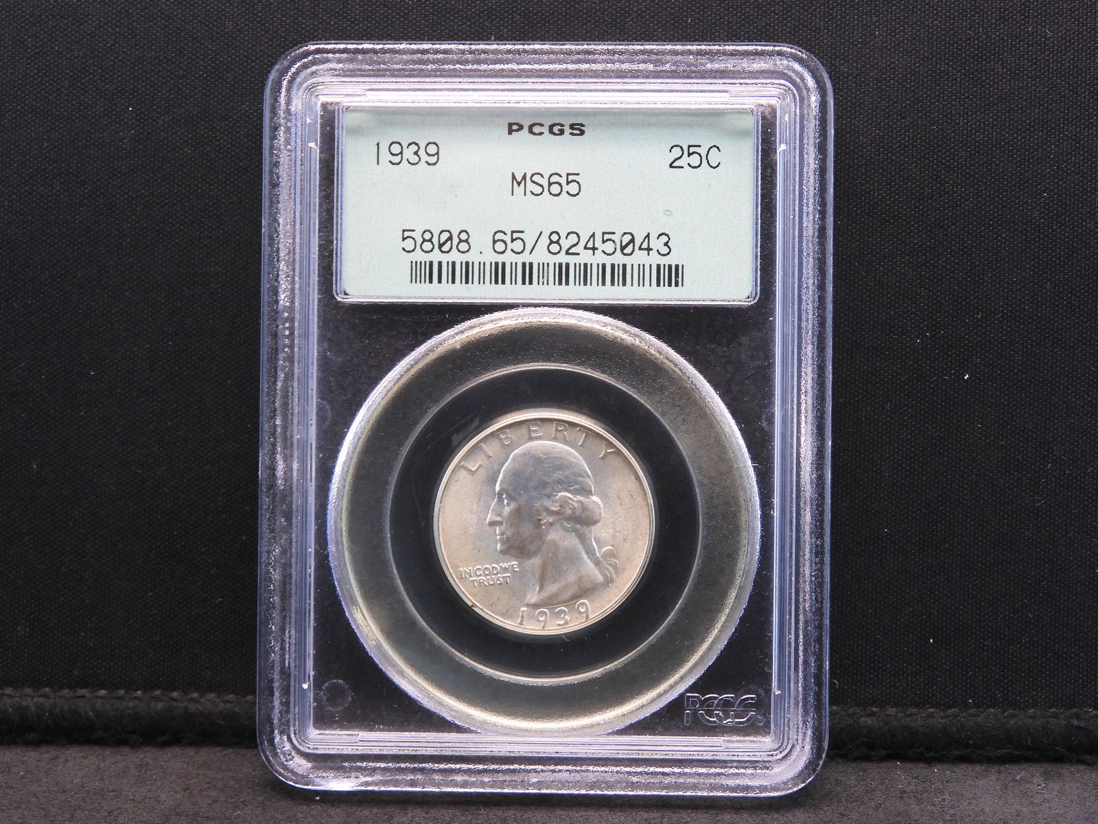 1939 Washington Quarter.  PCGS MS65 (1 of 4)