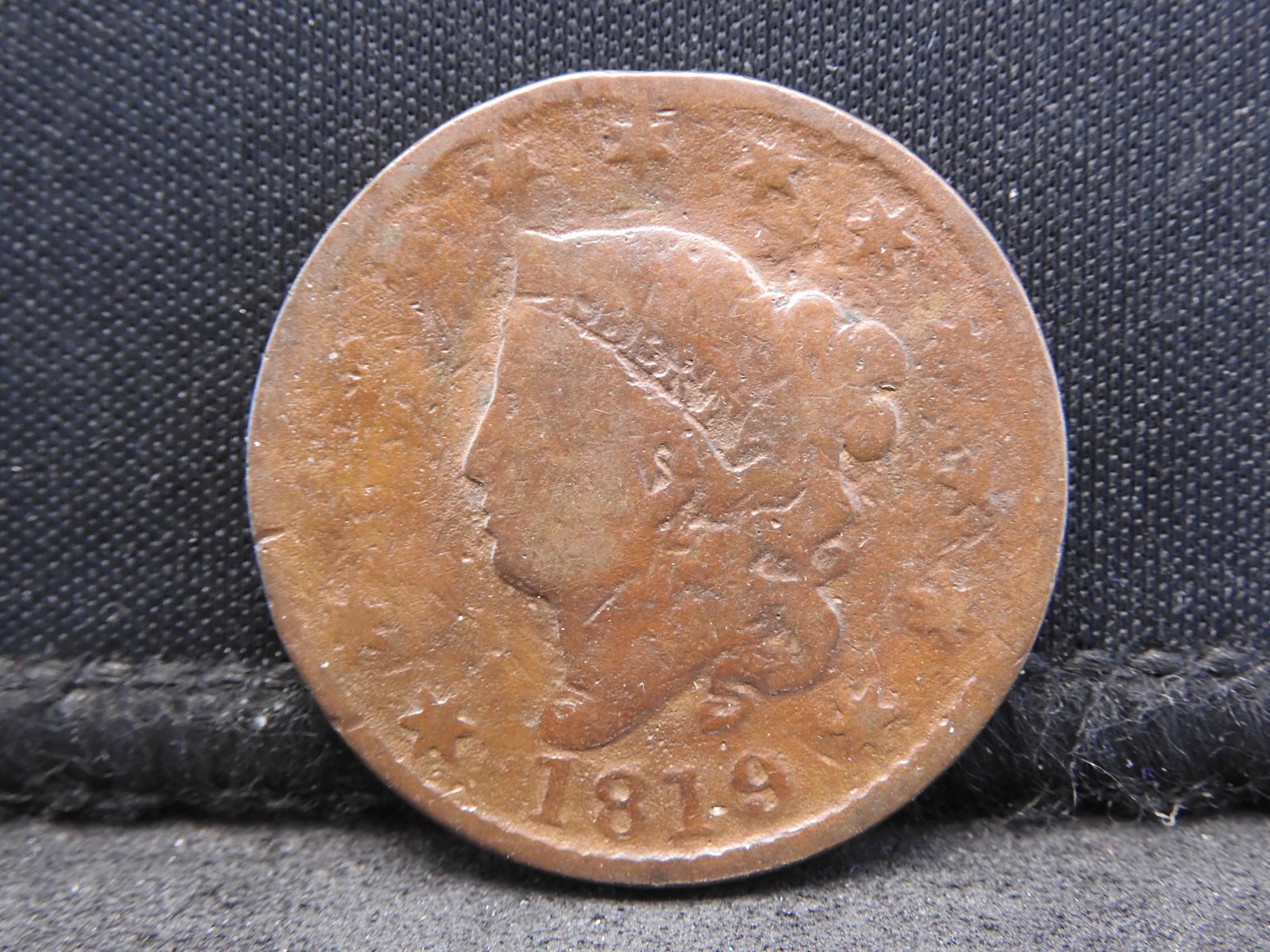 1819 Coronet Head Large Cent - Better Date! (1 of 2)