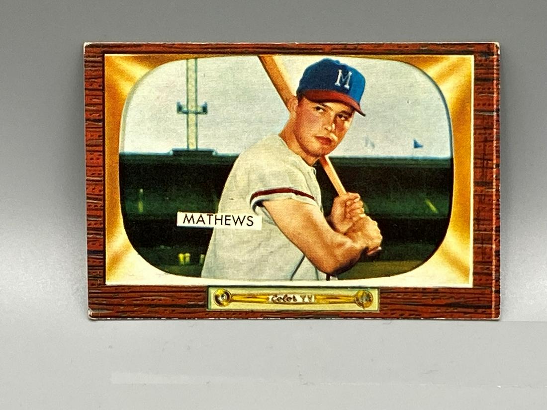 1955 Bowman Ed Mathews #103 (1 of 2)
