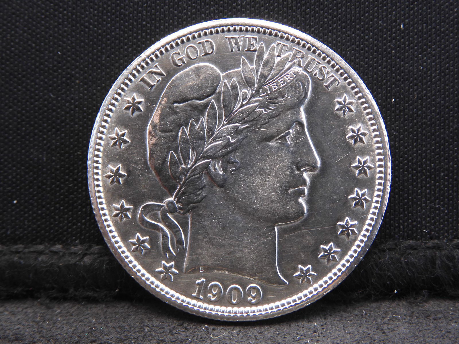 1909 Barber Half-Dollar.  Incredible Detail & Flash!! (1 of 2)