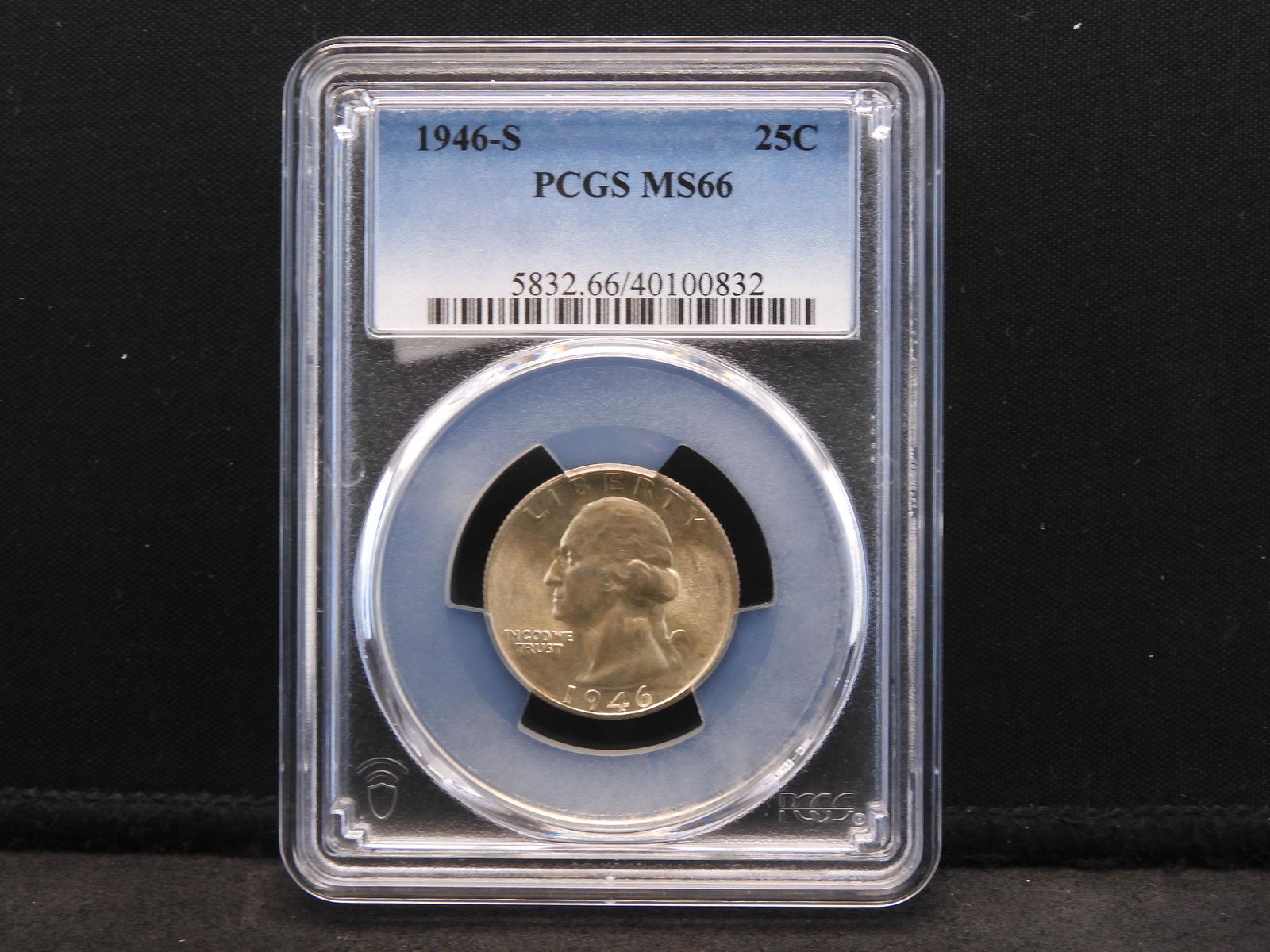 1946-S PCGS MS66 Washington Silver Quarter (1 of 4)
