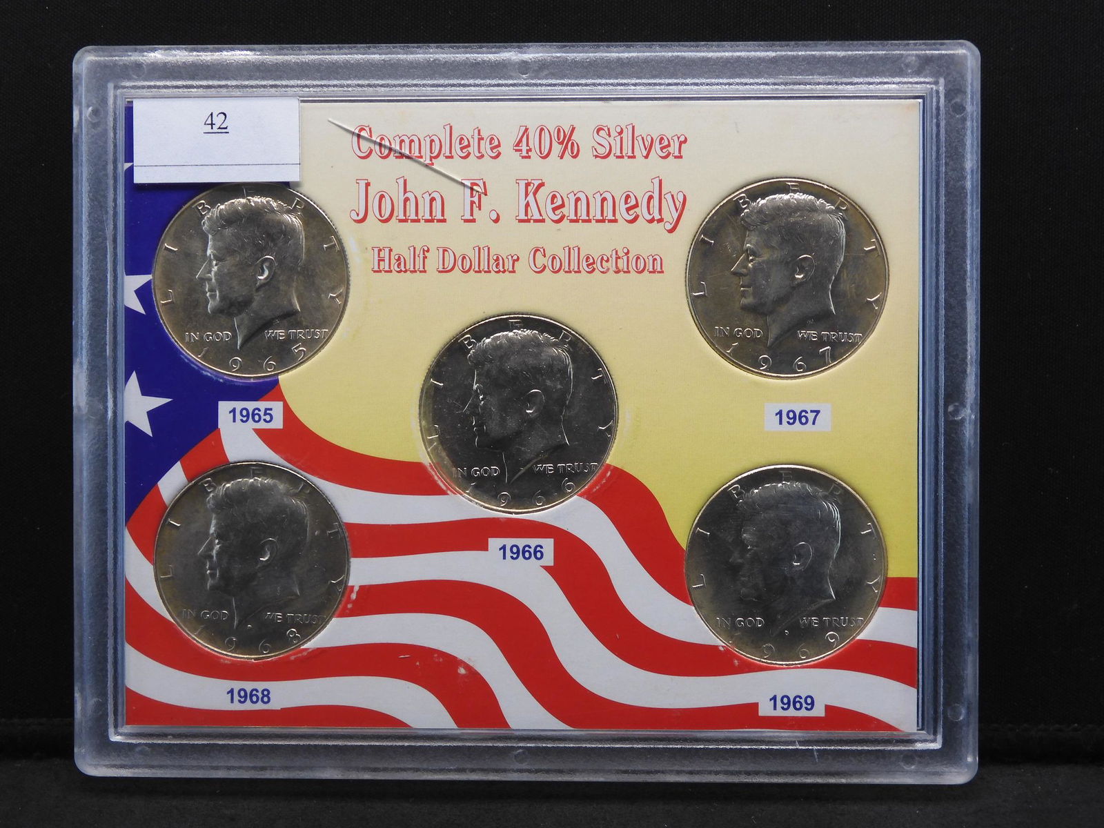 1965-1969 Complete 40% Silver John F. Kennedy Half (1 of 2)