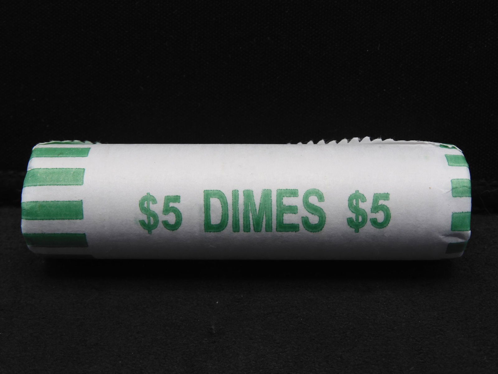 Wrapped Roll of Mercury Silver Dimes: Wrapped Roll of Mercury Silver Dimes