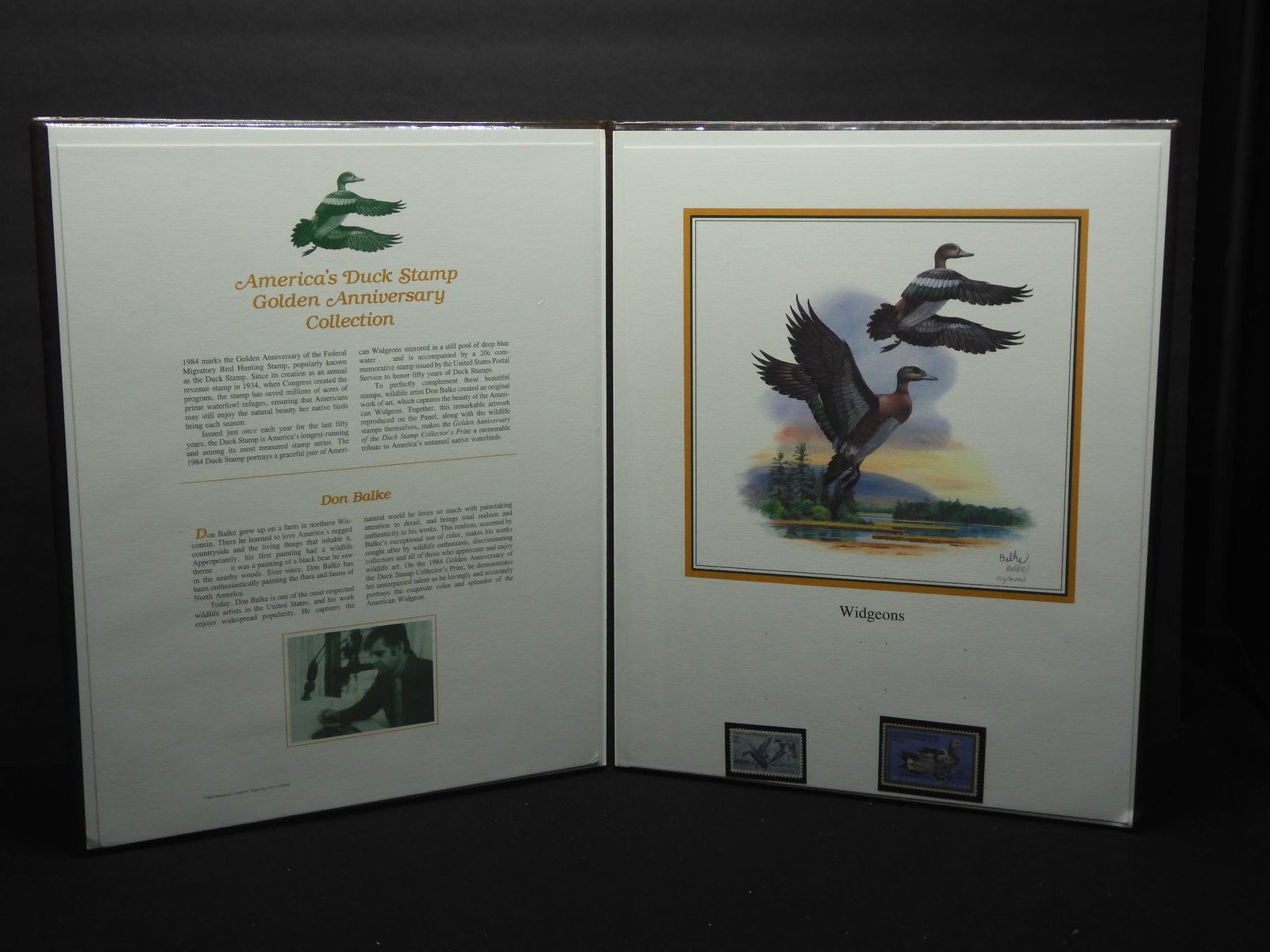 The U.S. Duck Stamp Collector's Panel - Widgeons - (1 of 6)