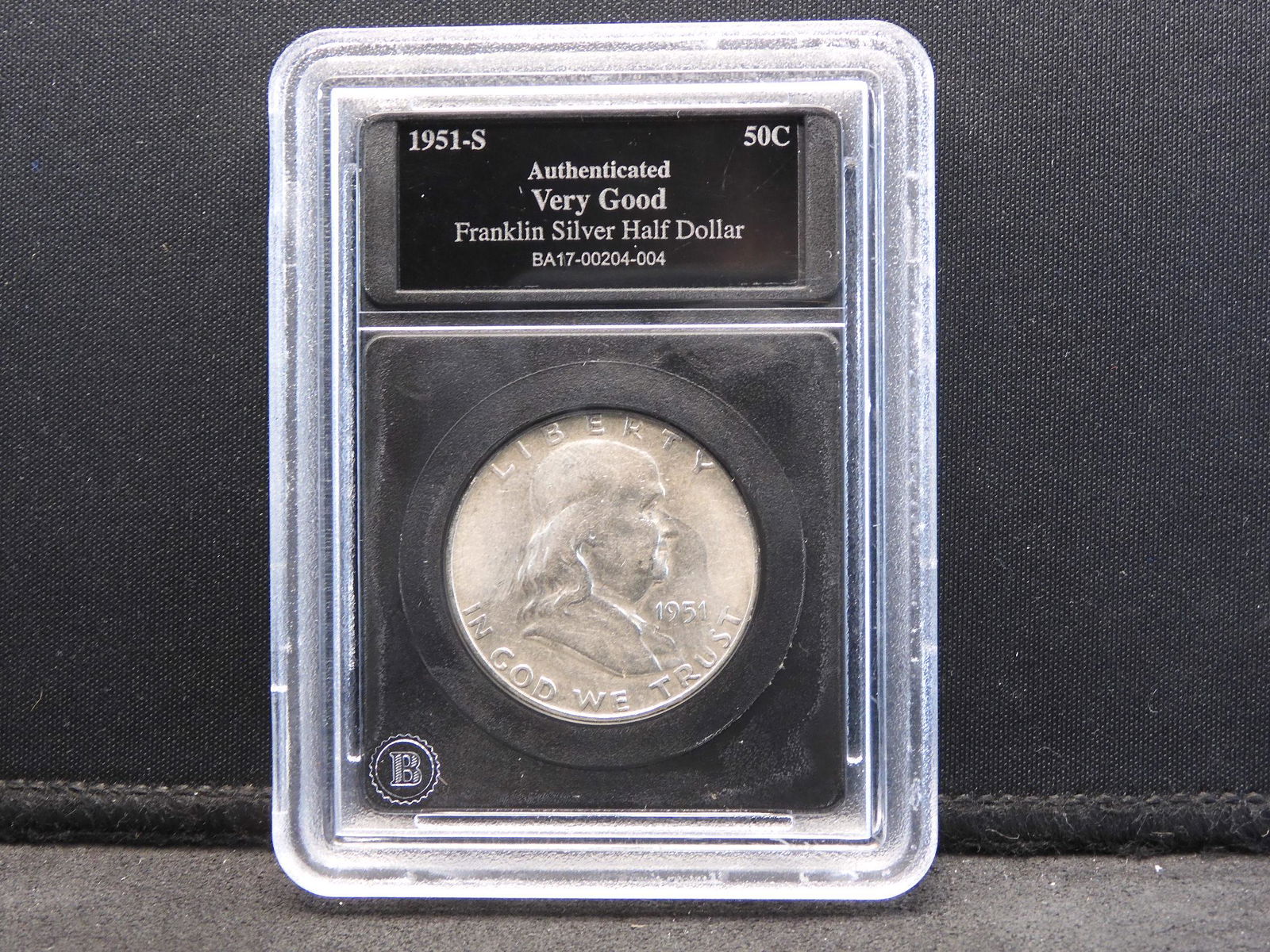 1951-S Franklin Silver Half Dollar - Nice! (1 of 4)