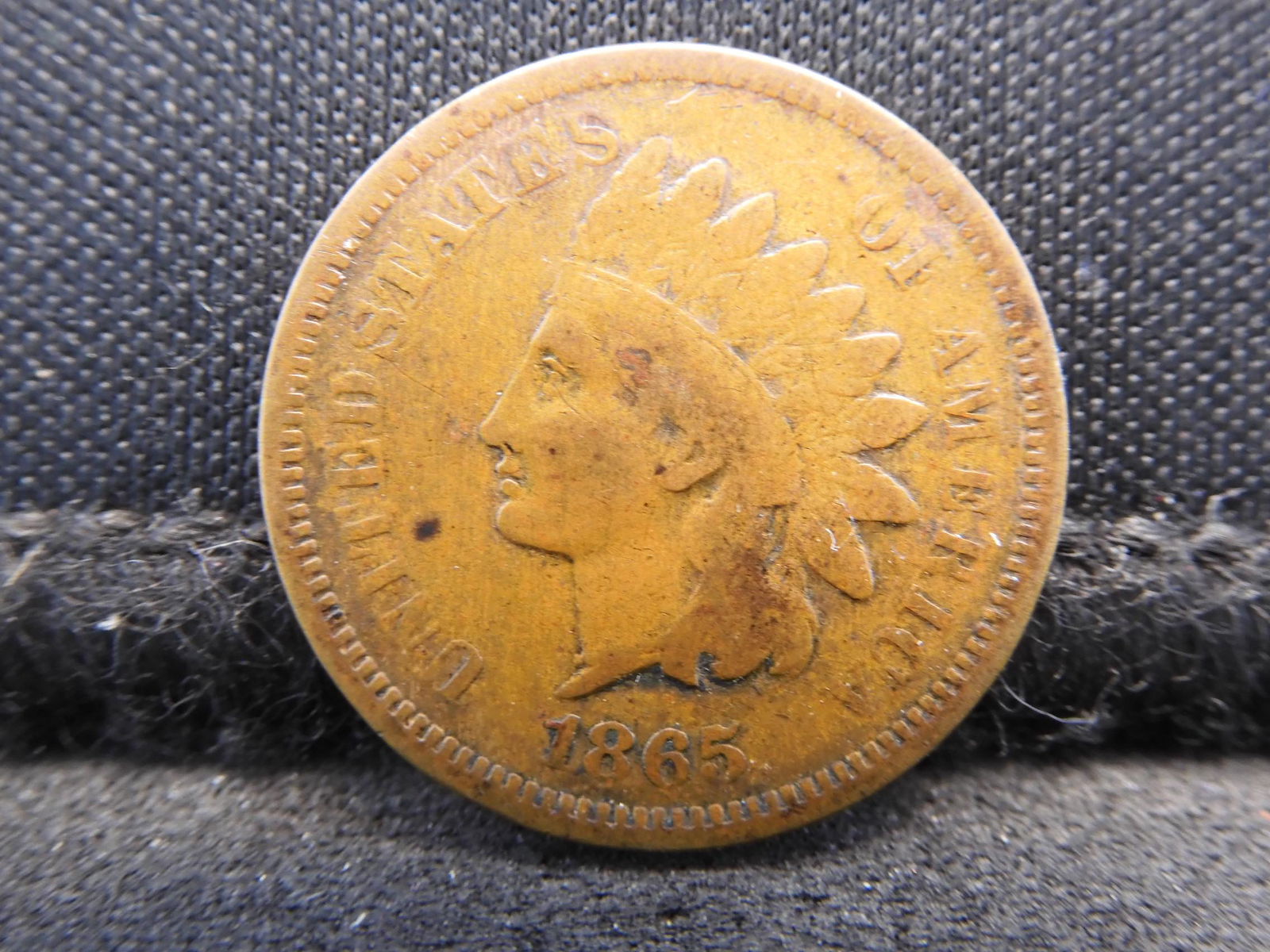 1865 Indian Head Cent - Fine/VF (1 of 2)