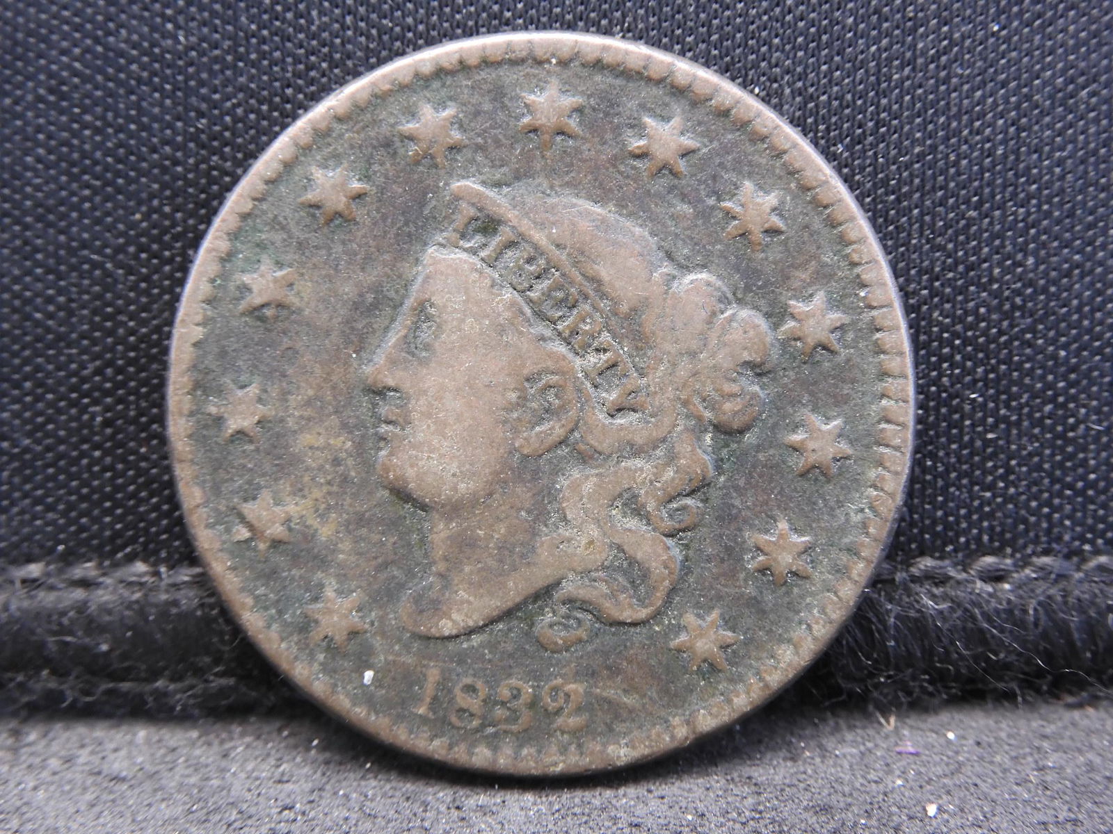 1832 Coronet Head Large Cent - Nice Detail (1 of 2)