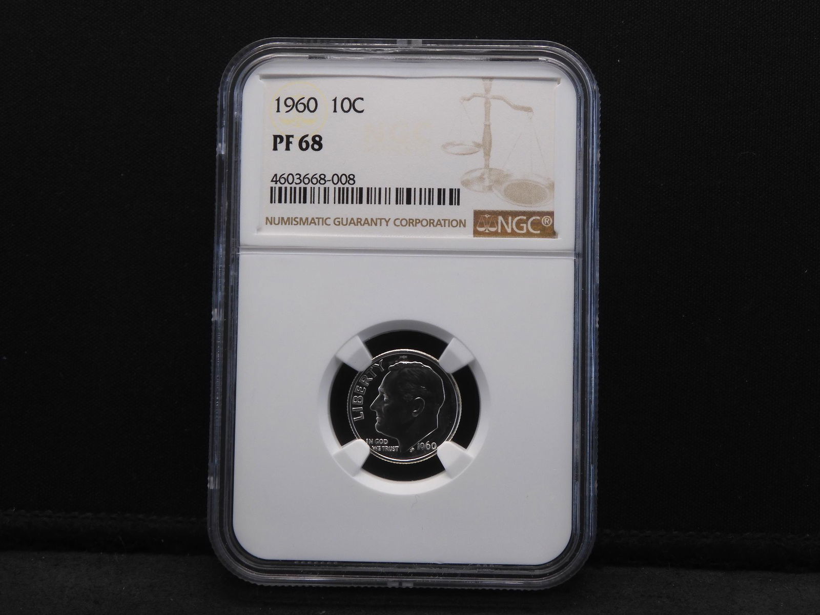 1960 NGC PF68 Roosevelt Silver Dime - Bright! (1 of 4)
