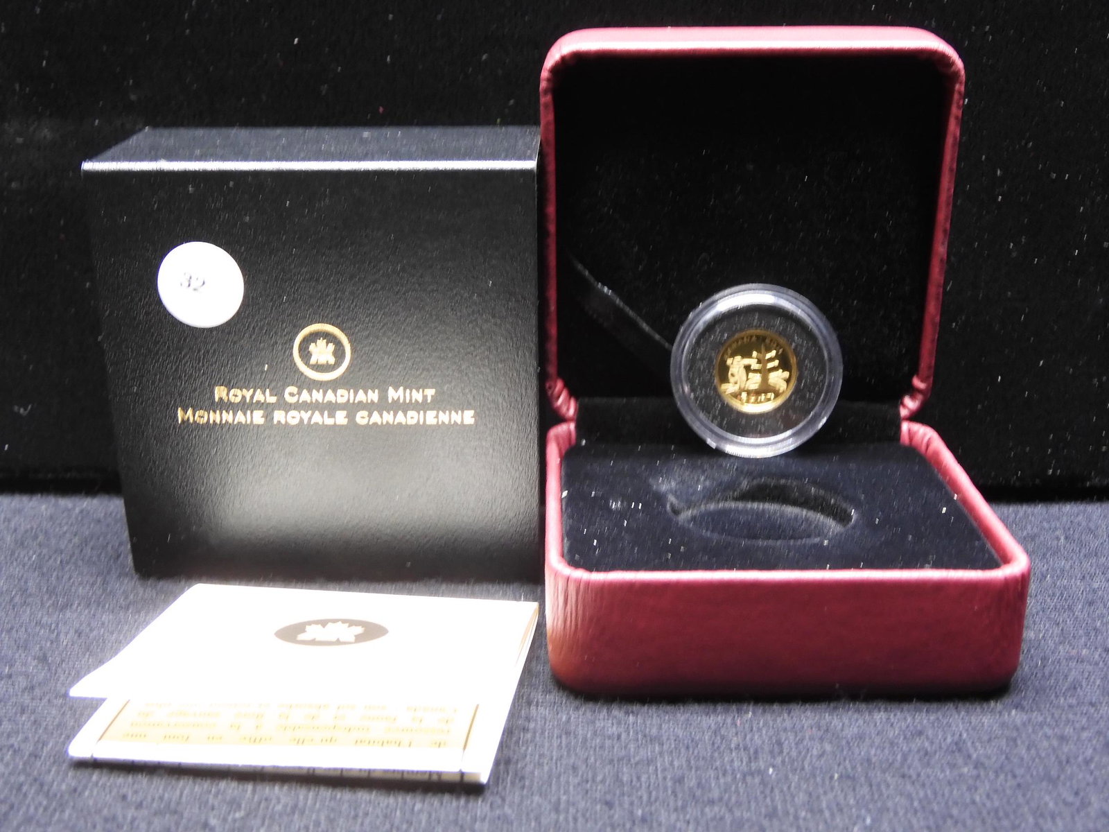 2011 Canada 50 Cents Boreal Forest .9999 gold coin. (1 of 4)