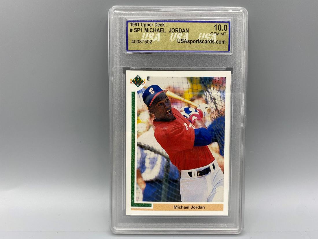 1991 Upper Deck Michael Jordan #SP1 Insert USA 10 (1 of 2)