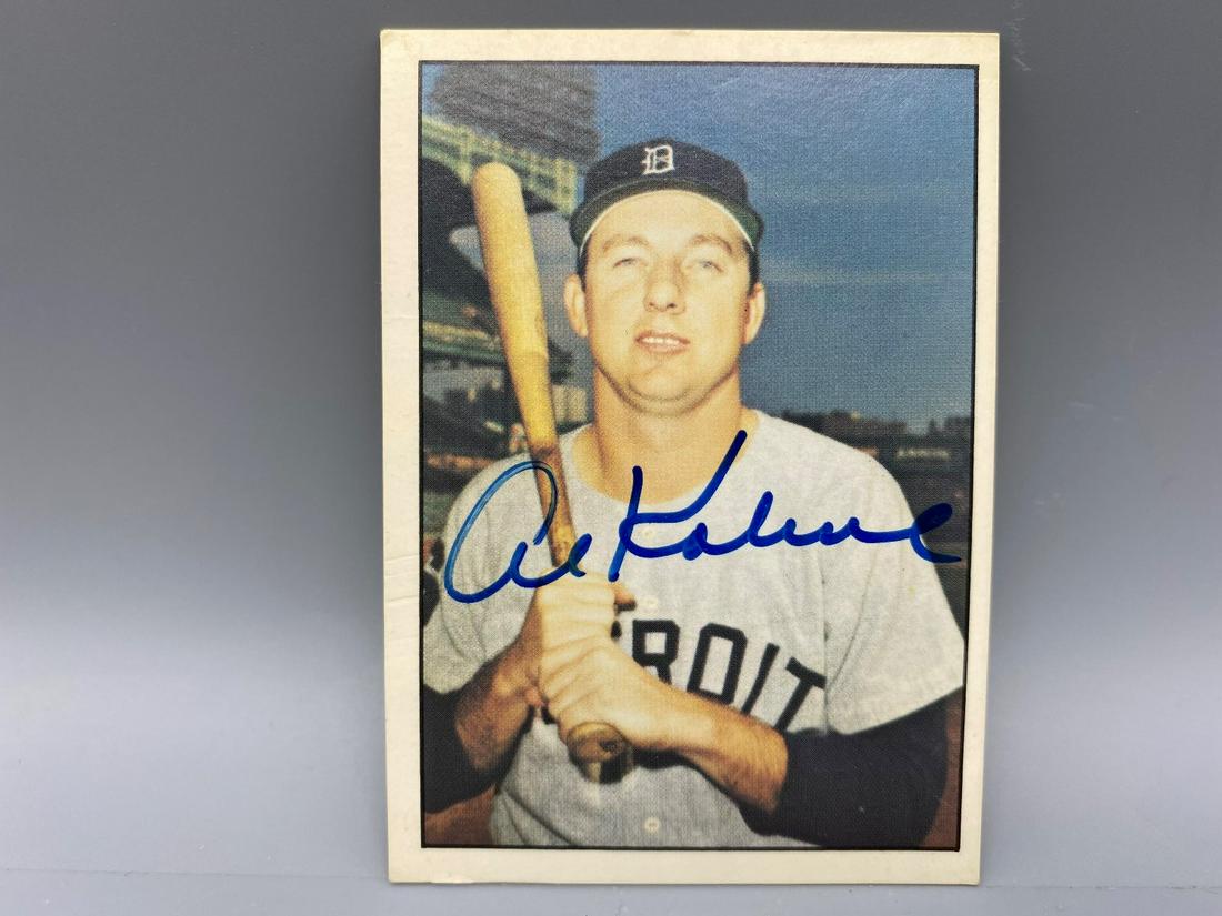 1978 TCMA Al Kaline Autographed Card - No COA (1 of 2)