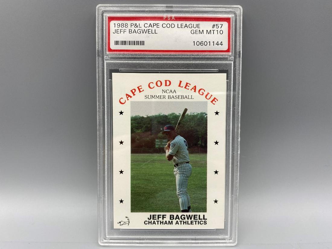 1988 P&L Cape Cod League Jeff Bagwell #57 PSA 10 - (1 of 2)